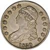 Image 1 : 1830 50C Small 0 AU55 NGC. O-113. R.2. Golden-gray sur 1830[50C] Small 0 AU55 NGC.