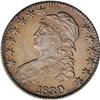 Image 1 : 1830 50C Large 0 MS62 NGC. O-123, R.1. Liberty''s mout 1830[50C] Large 0 MS62 NGC.