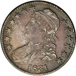 1831 50C AU50--Improperly Cleaned--NCS. AU Details. O- 1831[50C] AU50--Improperly Cleaned--NCS. AU D