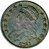 Image 3 : 1831 50C AU58 NGC. O-114, R.3. The dot to the right of 1831[50C] AU58 NGC.