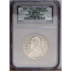 1832 50C Large Letters--Improperly Cleaned--NCS. VF De 1832[50C] Large Letters--Improperly Cleaned--