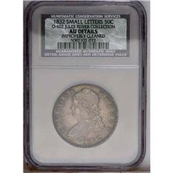 1832 50C Small Letters--Improperly Cleaned--NCS. AU De 1832[50C] Small Letters--Improperly Cleaned--