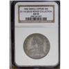 Image 1 : 1832 50C Small Letters AU53 NGC. O-116, R.3. The 1 in 1832[50C] Small Letters AU53 NGC.
