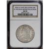 Image 1 : 1834 50C Large Date, Small Letters AU55 NGC. O-105, R. 1834[50C] Large Date, Small Letters AU55 NGC.