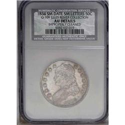 1834 50C Small Date, Small Letters--Improperly Cleaned 1834[50C] Small Date, Small Letters--Improper