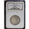 Image 1 : 1837 50C AU55 NGC. JR5d, R.6. A crack extends from the 1837[50C] AU55 NGC.