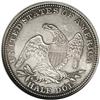 Image 2 : 1838 50C AU58 NGC. JR-1, R.8. An obverse die crack fro 1838[50C] AU58 NGC.