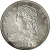 Image 1 : 1838 50C AU58 NGC. JR-2, R.5. A pleasing, near-Mint co 1838[50C] AU58 NGC.