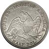 Image 2 : 1838 50C AU58 NGC. JR-2, R.5. A pleasing, near-Mint co 1838[50C] AU58 NGC.