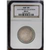 Image 1 : 1838 50C MS61 NGC. JR-12, R.3. A crack extends from th 1838[50C] MS61 NGC.