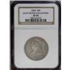 Image 1 : 1838 50C XF45 NGC. JR-14, R.2. This variety displays s 1838[50C] XF45 NGC.