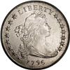 Image 1 : 1796 S$1 Small Date, Large Letters. B-4, BB-61, R.2. M 1796[S$1] Small Date, Large Letters. B-4, BB-