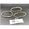 Image 1 : 3 Silver Metal Bracelets