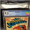 Image 2 : Graded Superman Comic. Graded by CGC. 9.2 In Hard Case