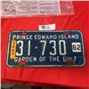 Image 1 : Vintage PEI License Plate 1962-63