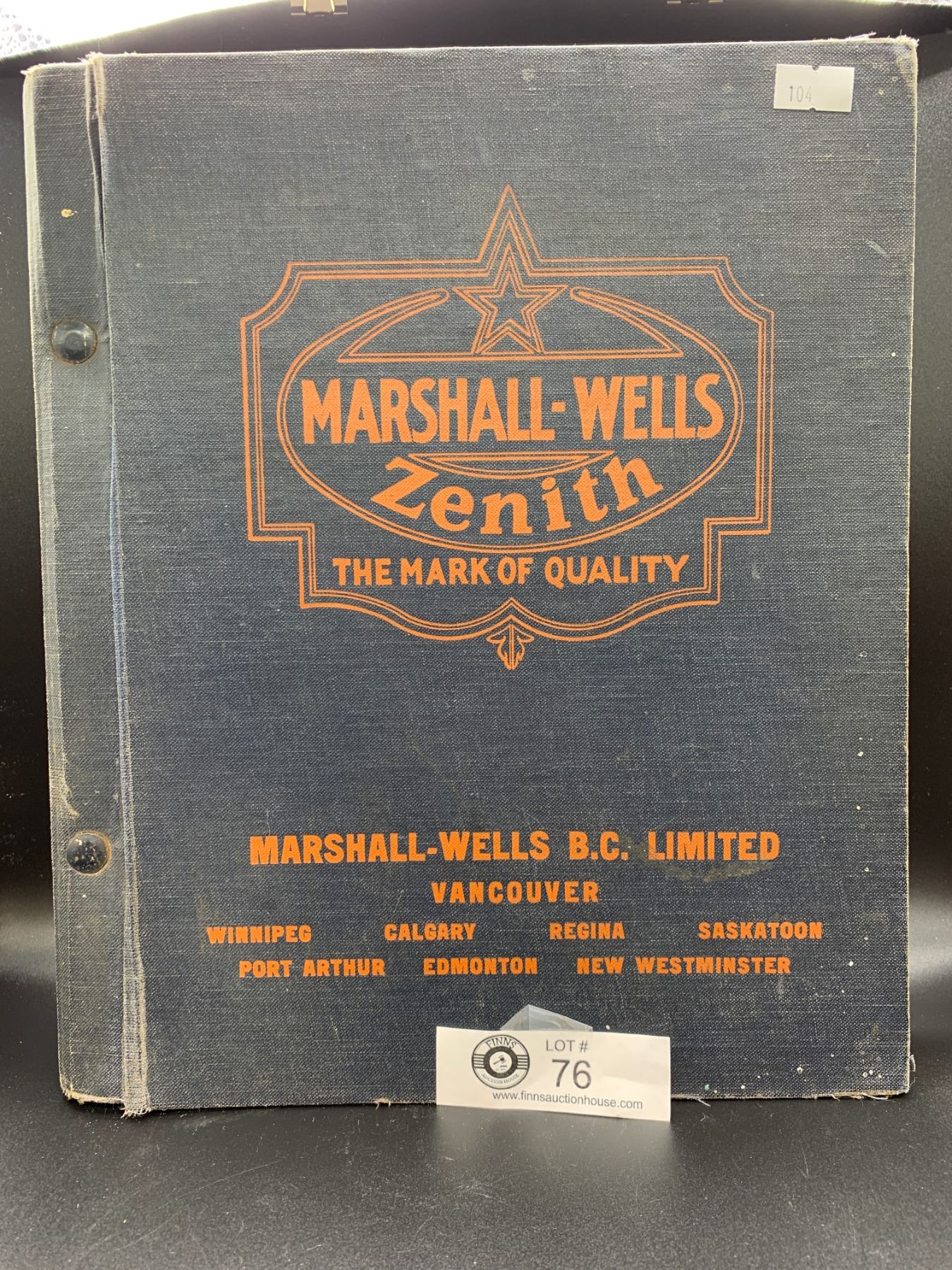 MarshellWells Zenith Catalogue
