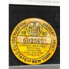 Image 2 : Vintage New York Pinback Hunting and Fishing License from 1939