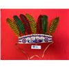 Image 1 : Vintage 1950's Indian Play Head Dress with Coloured Feathers