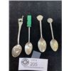 Image 2 : Sterling Silver Spoons From Mexico and Peru