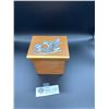 Image 1 : First Nations Pewter and Cedar Hummingbird Box