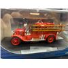 Image 2 : 1926 Ford Model T Fire Truck Die Cast in Original Box and Museum Case. By Signature Models. Nice Det