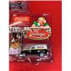 Image 2 : 3 Johnny Lightning Coca Cola Diecast Cars Still in Original Packages