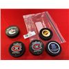 Image 1 : Lot of 5 NHL Hockey Pucks