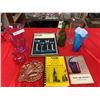 Image 1 : Lot of Mid Century Modern Glass Vases and a Books Collecting Glass and Bottles