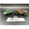 Image 1 : Vintage Army Dinky Jeep and a Lesney Tank