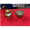 Image 1 : 2 Vintage Brass and Copper Kettles/Tea Pots