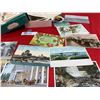 Image 2 : Lot of Vintage Postcards and Envelopes in an Old Christmas Card Box