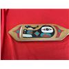 Image 2 : First Nations Carved Paddle. Nicely Engraved 34" Long