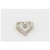 Image 2 : 10K Two Tone Reversible Gold Heart Pendant