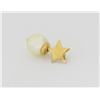 Image 3 : 18K Yellow Gold Star and Pearl Pendant