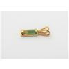 Image 2 : 14K Yellow Gold Watermelon Tourmaline Pendant
