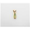Image 3 : 14K Yellow Gold Watermelon Tourmaline Pendant