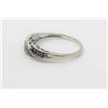 Image 2 : 14K White Gold Black and White Diamond Ring