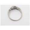 Image 3 : 14K White Gold Black and White Diamond Ring