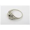 Image 2 : 18K White Gold Vintage Diamond Ring