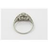 Image 3 : 18K White Gold Vintage Diamond Ring
