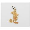 Image 1 : 14K Yellow Gold Disney Mickey Mouse Pendant