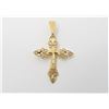 Image 3 : 14K Yellow Gold Cross
