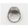 Image 4 : Sterling and Lapis Lazuli Men's Estate Ring