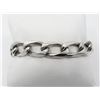 Image 1 : Sterling Silver Unisex Bracelet with Toggle Clasp