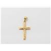 Image 1 : 14K Yellow Gold Cross Pendant