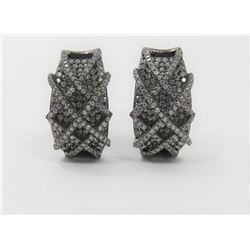 Sterling Silver Half Hoop Earrings