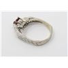 Image 4 : 14K White Gold Victorian Style Ring
