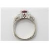 Image 5 : 14K White Gold Victorian Style Ring
