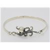 Image 1 : Sterling Silver Octopus Bangle Bracelet
