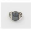 Image 1 : Sterling Silver and Hematite Ring